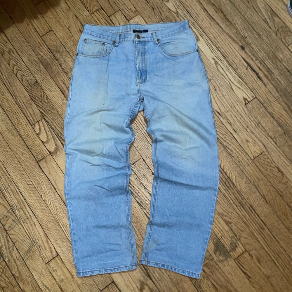 SMITH Blue Straight Jeans Classic Denim